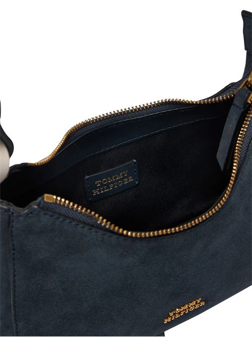 Borsa a spalla in camoscio Tommy Hilfiger | AW0AW18823DW6